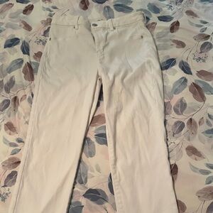 American Eagle Outfitters Women's Straight Leg Jeans - Cream